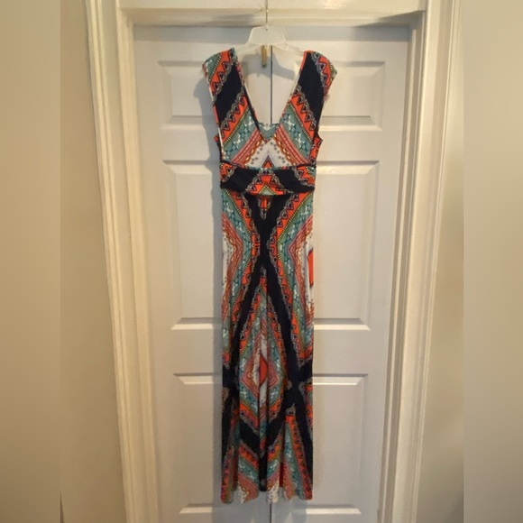 Long (stretch) “tribal” maxi from anthropology - Picture 2 of 5